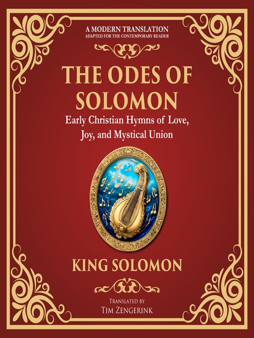 Title details for The Odes of Solomon by Attributed to King Solomon (Early Christian Hymns) - Available